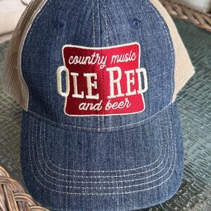 Ole Red Country Music Denim and Tan Hat